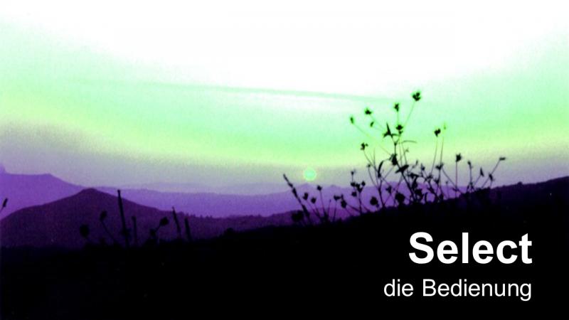 Select die Bedienung