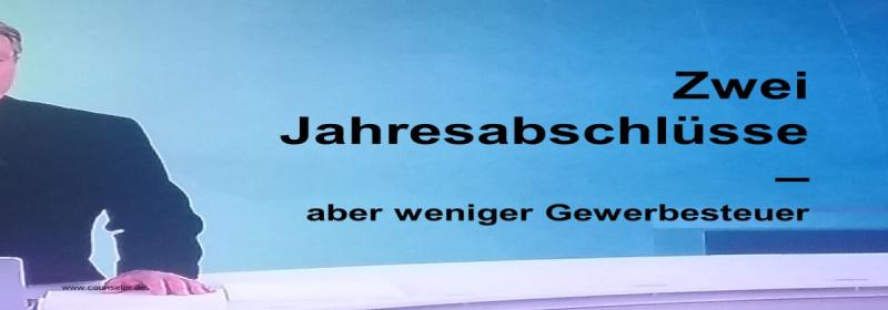 Zwei Jahresabschlüsse GmbH & Co KG