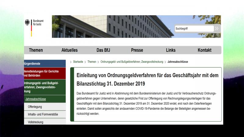 Webseite Bundesamt für Justiz am 270221 1216