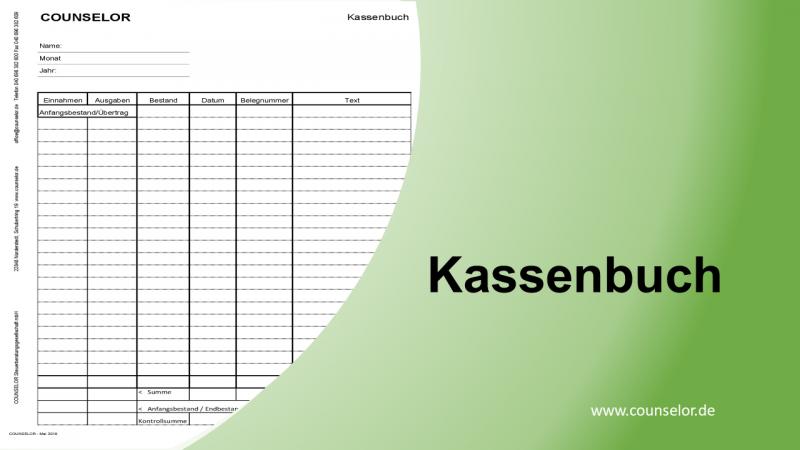 Kassenbuch d