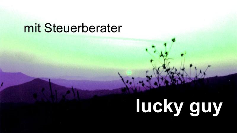 mit Steuerberater lucky guy