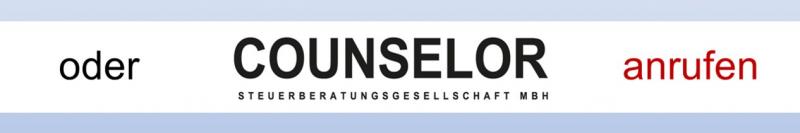 Steuerberatung COUNSELOR anrufen