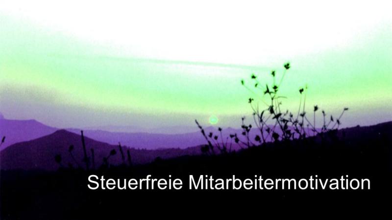 Steuerfreie Mitarbeitermotivation 