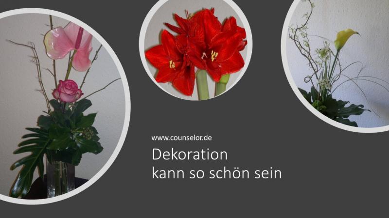 Blumen-Dekoration