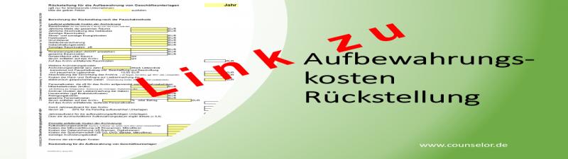 AufbewahrungskostenRückstellung lz