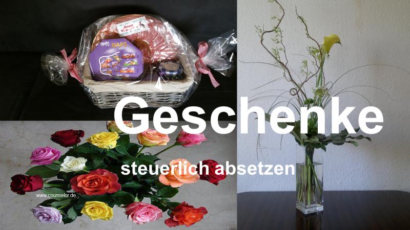 Geschenke steuerlich absetzen