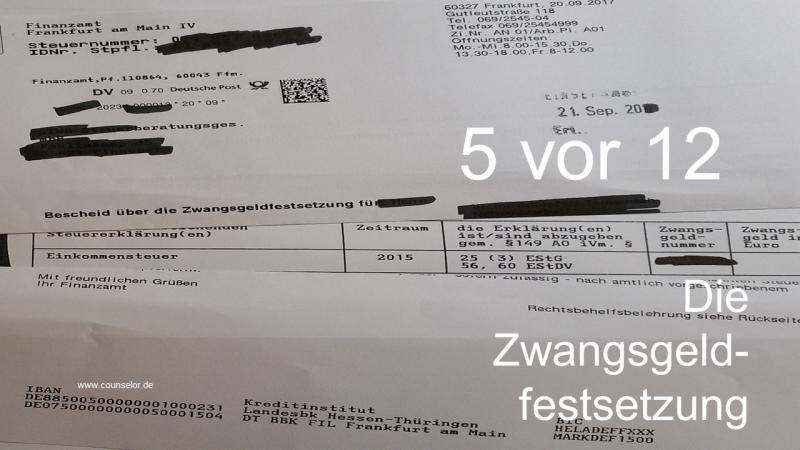 Zwangsgeld abwenden