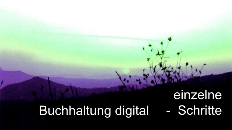 Buchhaltung digital einzelne Schritte 671200675