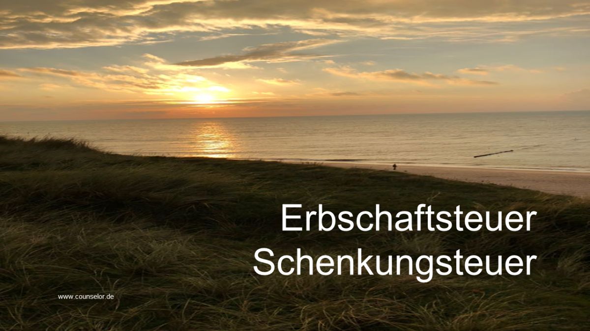 Erbschaftsteuer und richtiges Vererben erklärt der Steuerberater