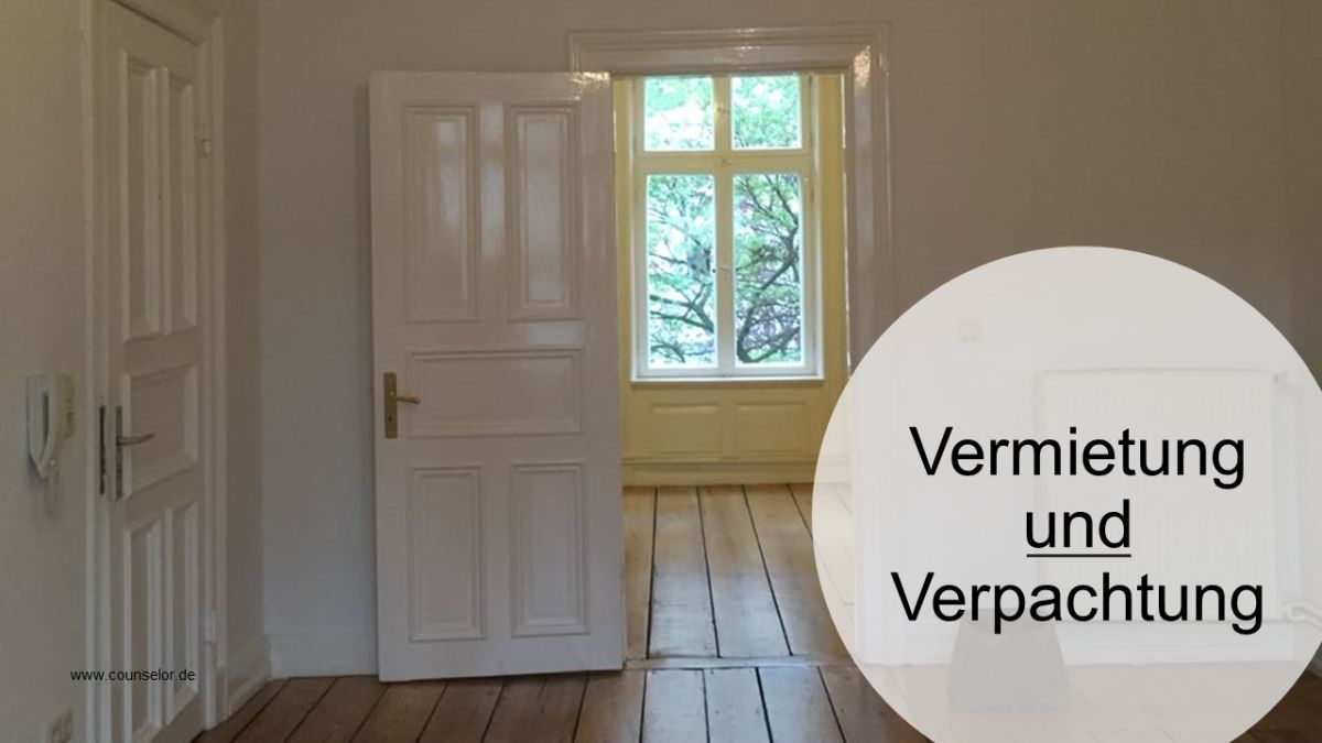 steuern bei vermietung und verpachtung